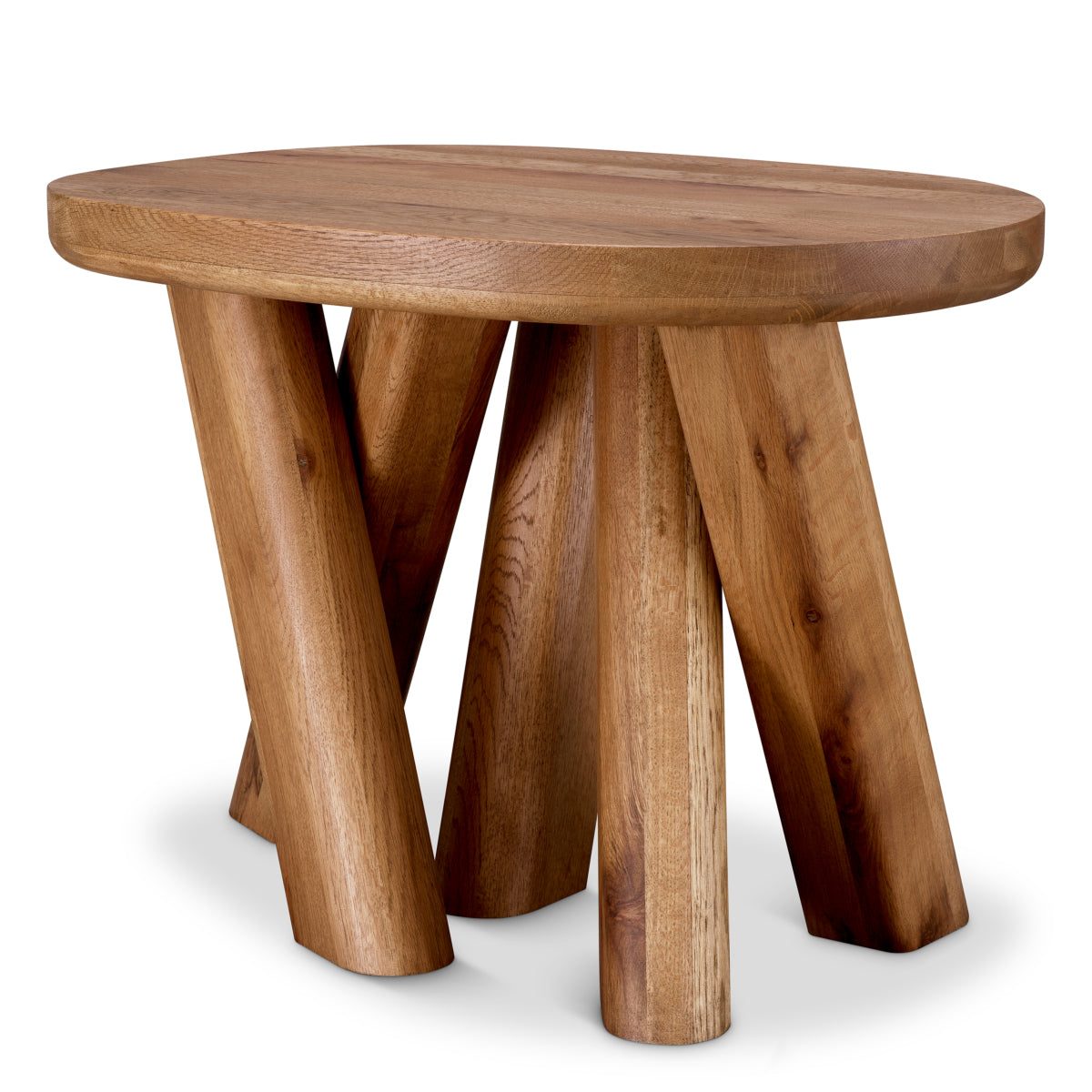 Oval Oak Side Table Bayshore | Eichholtzmh.com