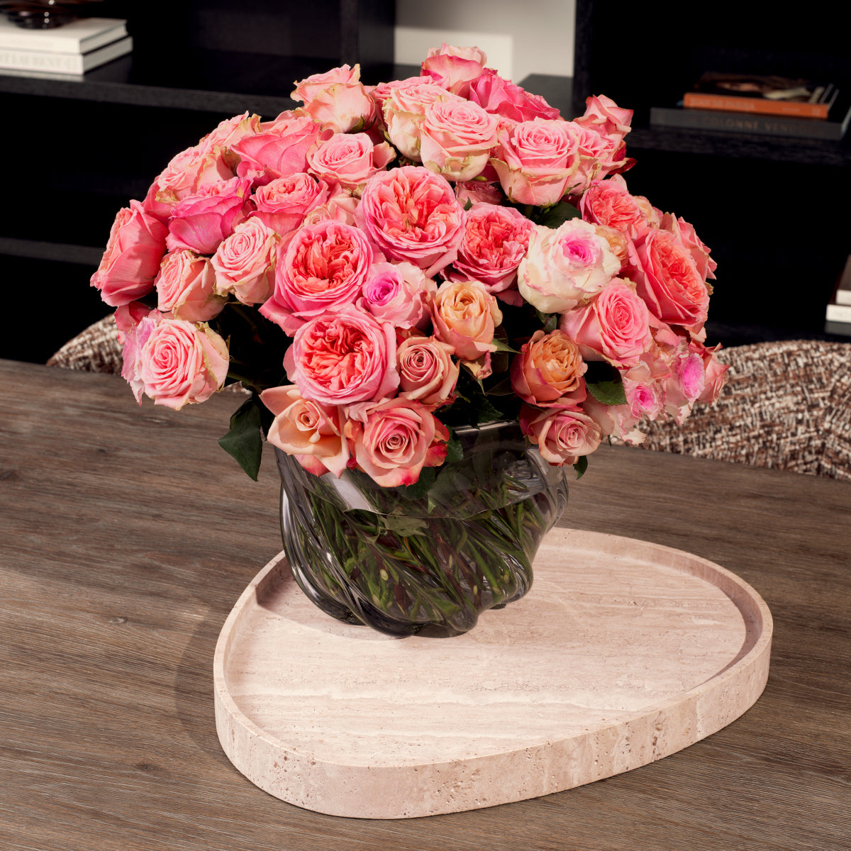 Beige Travertine Tray Arman | Eichholtzmh.com