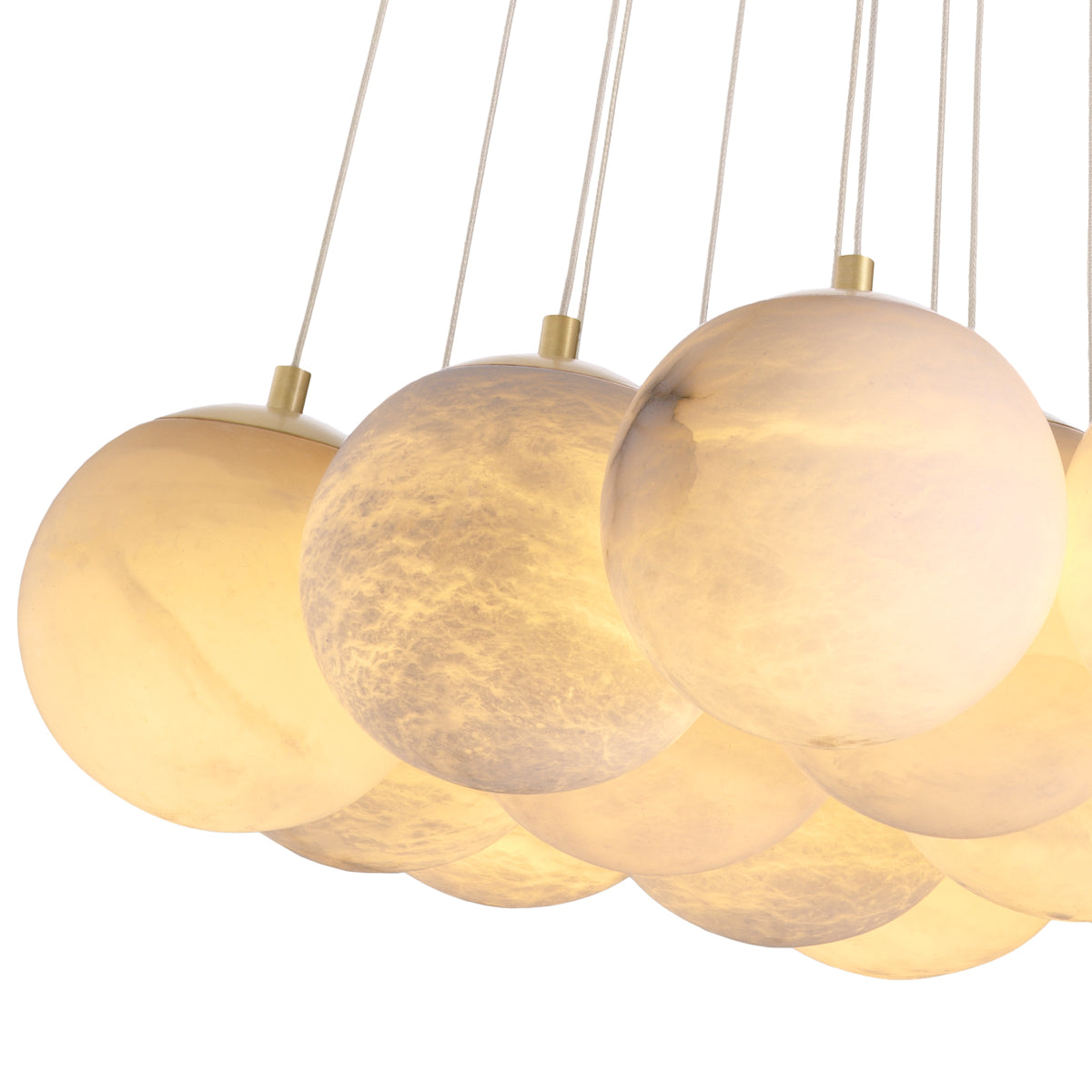 Clustered Alabaster Chandelier Sphinx | Eichholtzmh.com