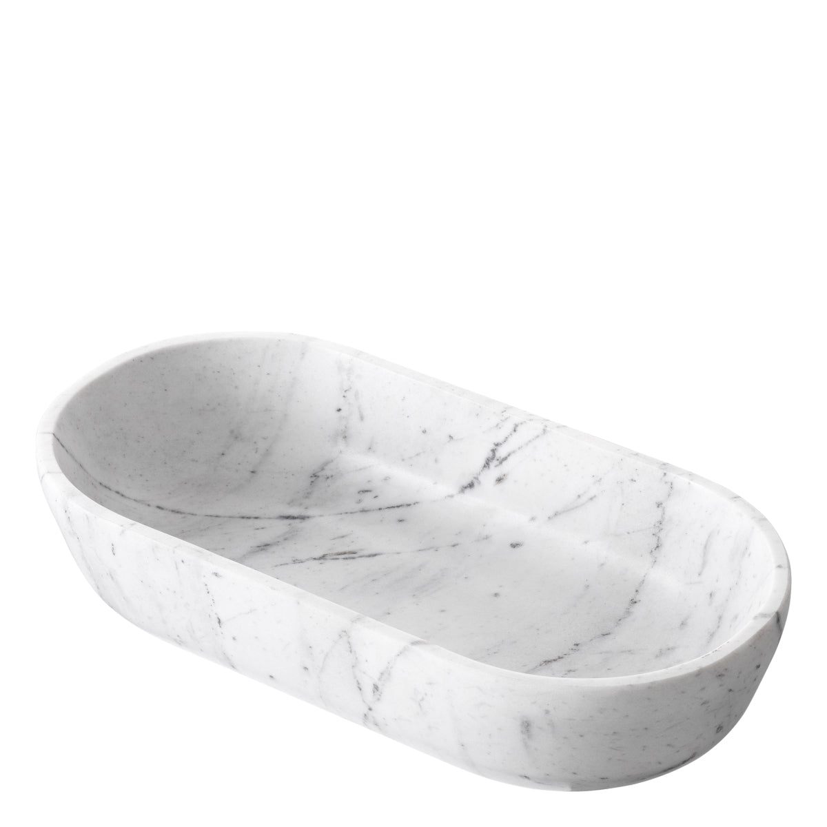 White Marble Bowl Terrebonne | Eichholtzmh.com