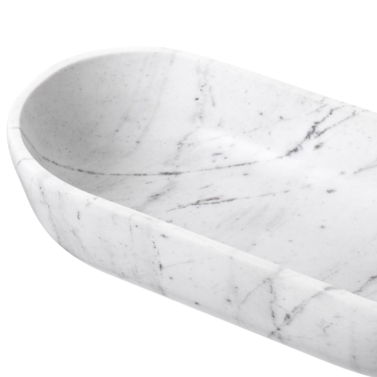 White Marble Bowl Terrebonne | Eichholtzmh.com