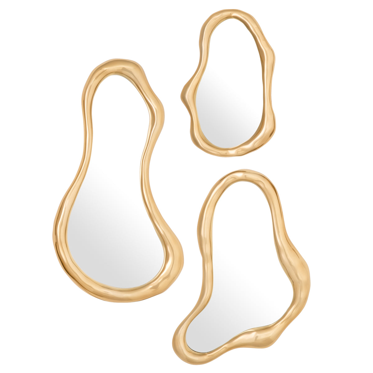 Gold Organic Mirrors (3) Viterbo | Eichholtzmh.com