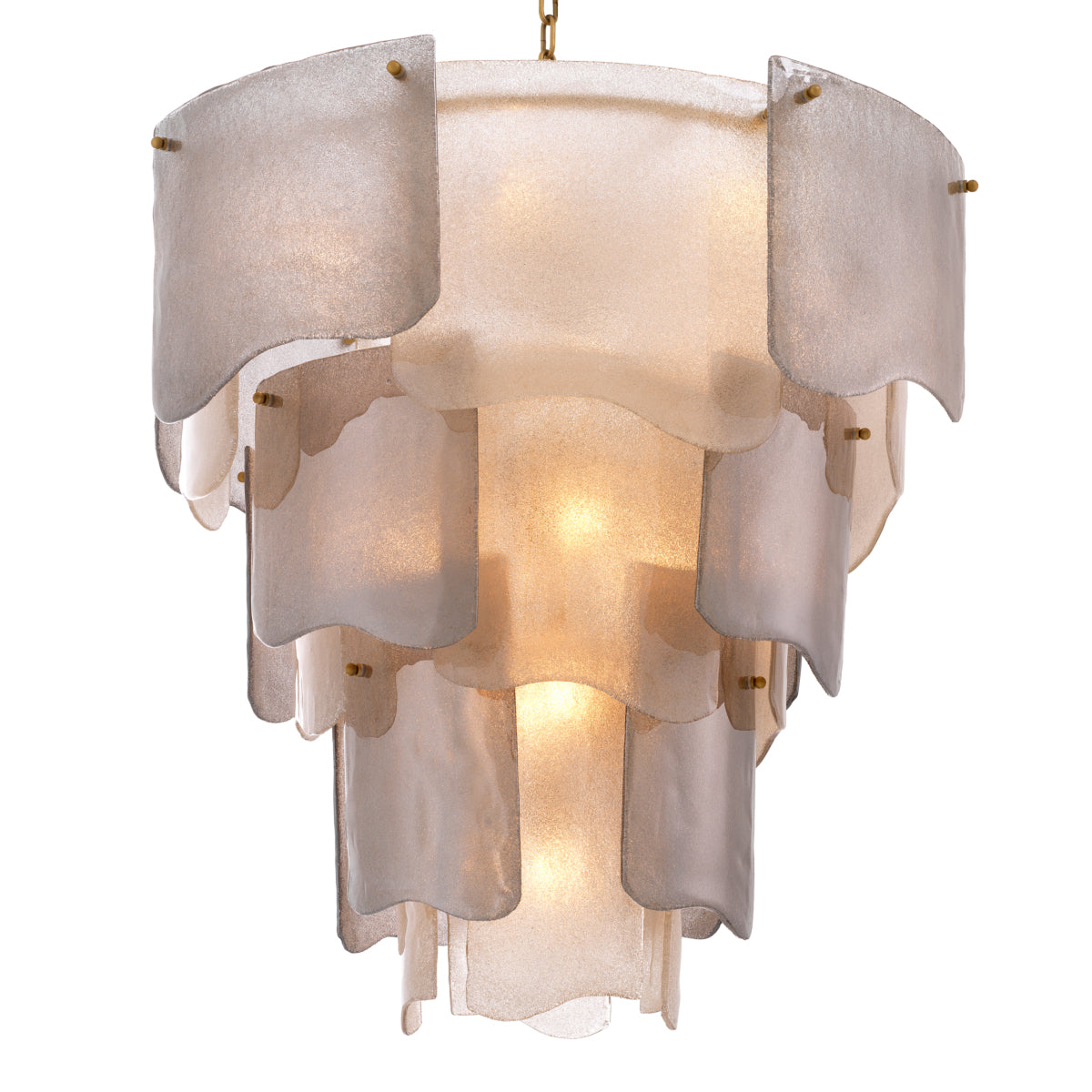 Tiered Glass Modern Chandelier Asinara | Eichholtzmh.com