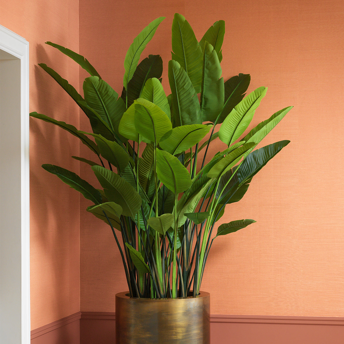 Green Artificial Plant M Strelitzia