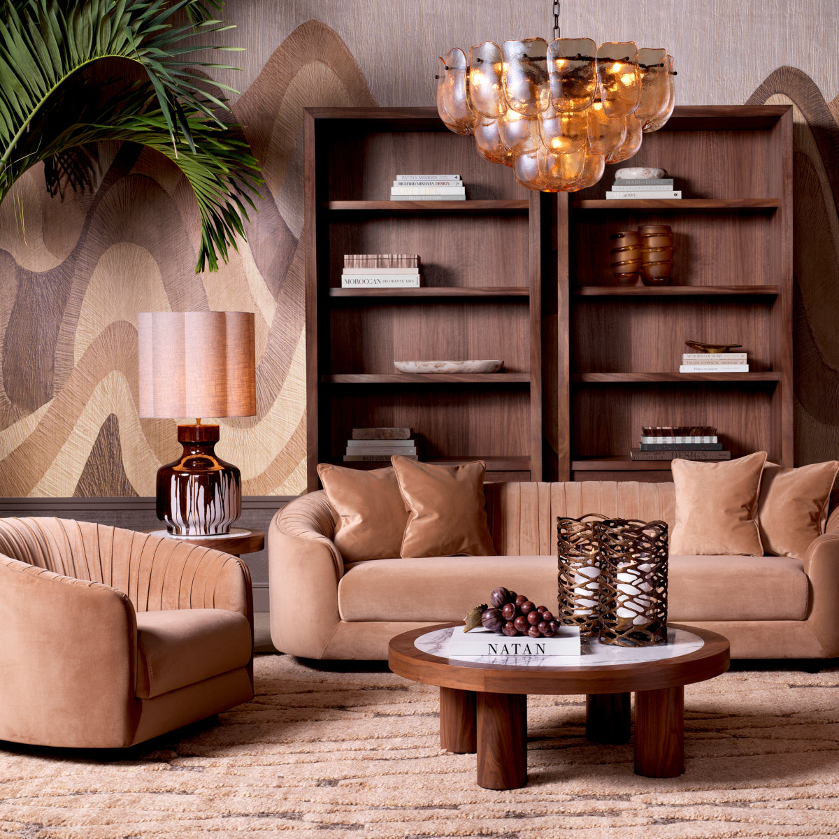 Pleated Lounge Chair Jameson | Eichholtzmh.com