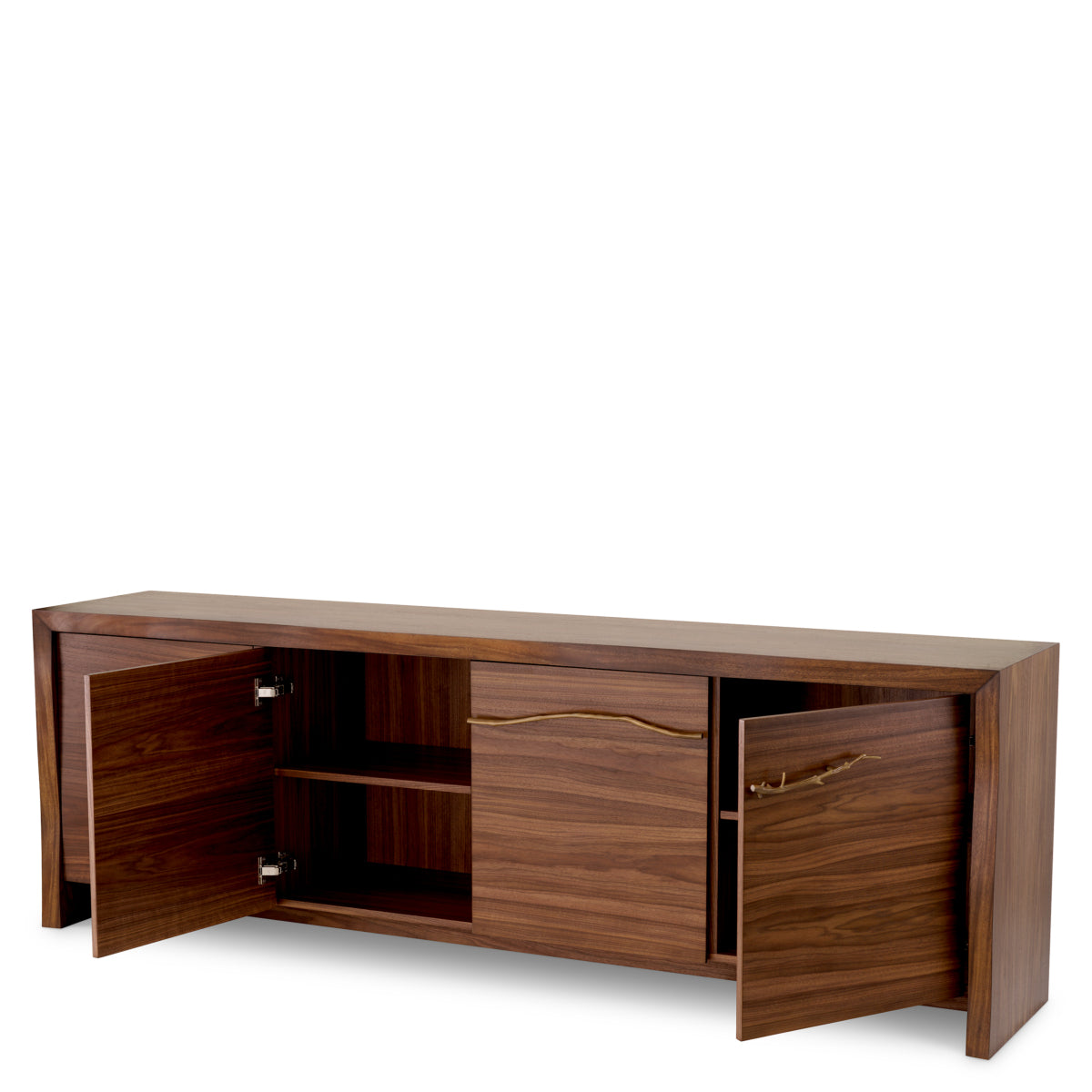 Walnut Veneer 4-Door Dresser Charford | Eichholtzmh.com