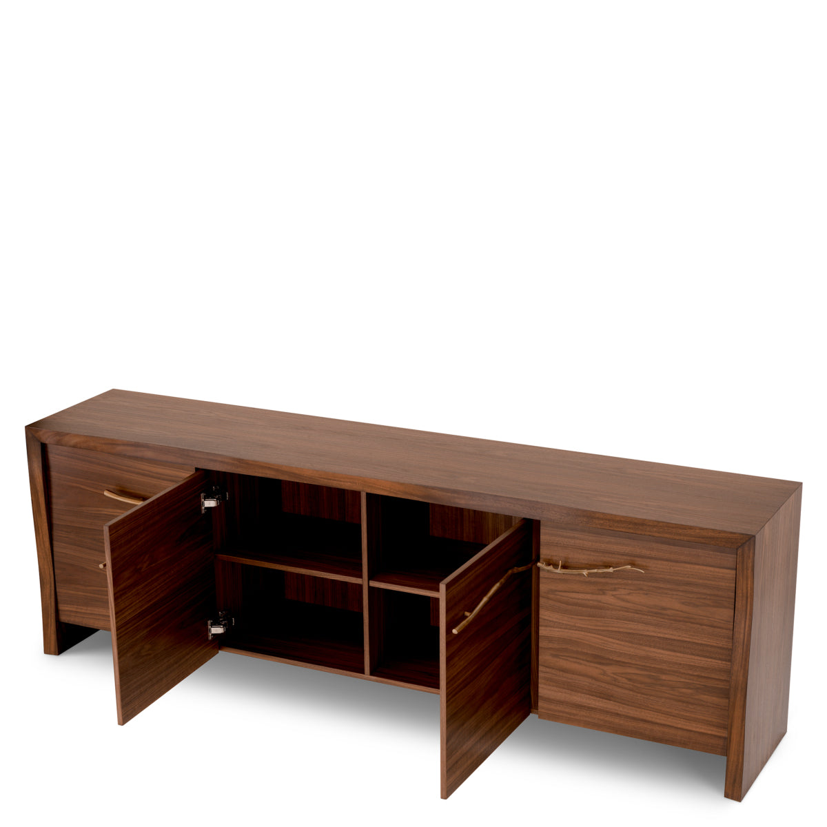 Walnut Veneer 4-Door Dresser Charford | Eichholtzmh.com