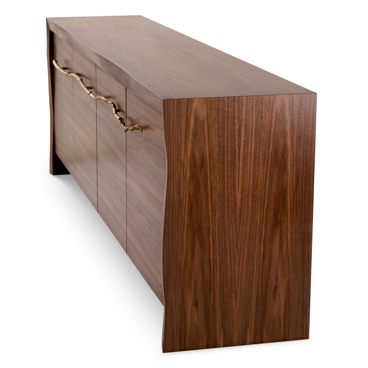 Walnut Veneer 4-Door Dresser Charford | Eichholtzmh.com
