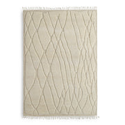 Ivory Wool Carpet 6'6" x 10' Coralie