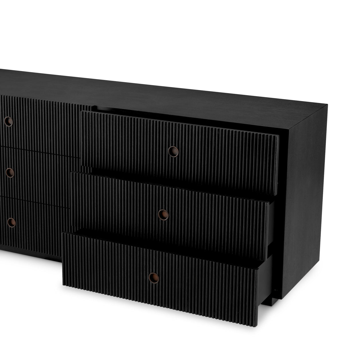 Ribbed Wood Drawer Chest Dimitrios | Eichholtzmh.com