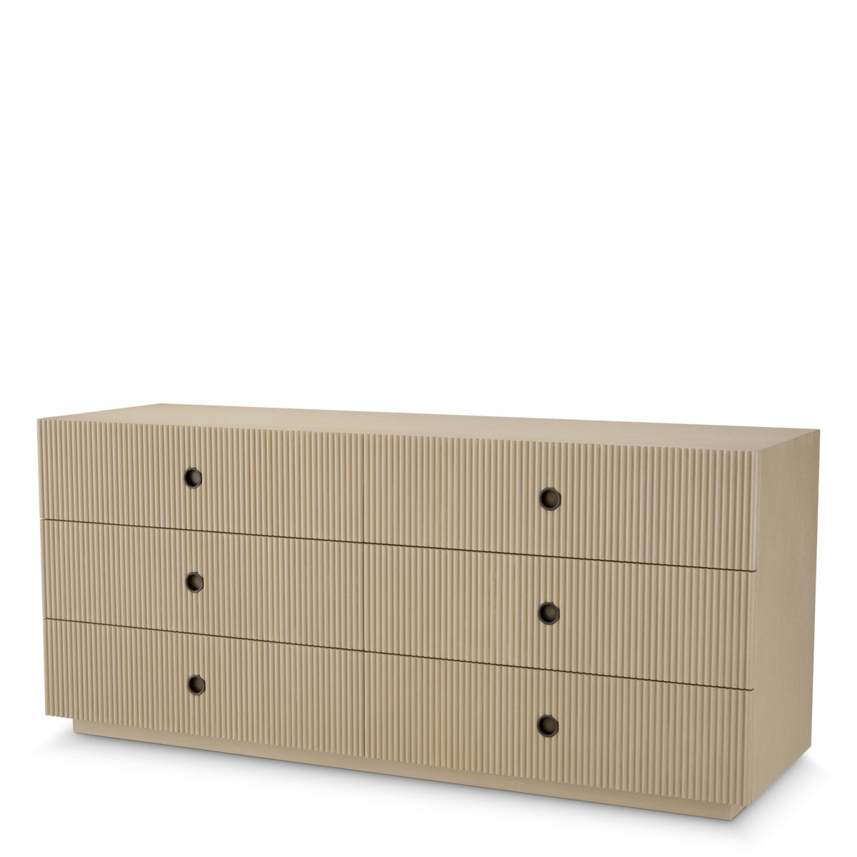 Ribbed Wood Drawer Chest Dimitrios | Eichholtzmh.com