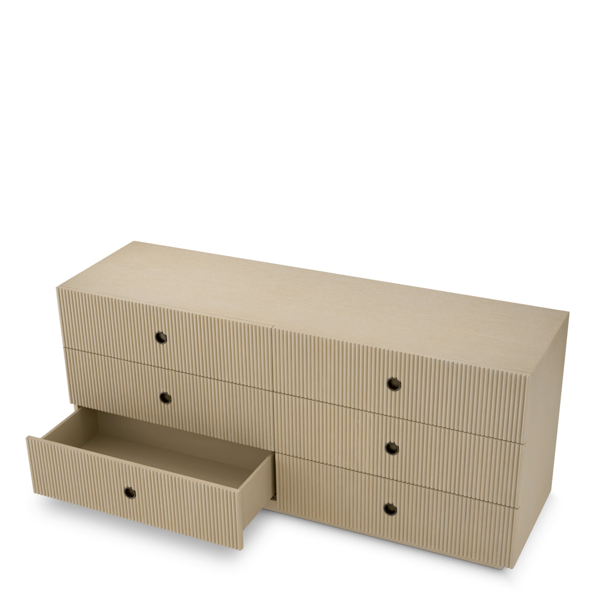 Ribbed Wood Drawer Chest Dimitrios | Eichholtzmh.com