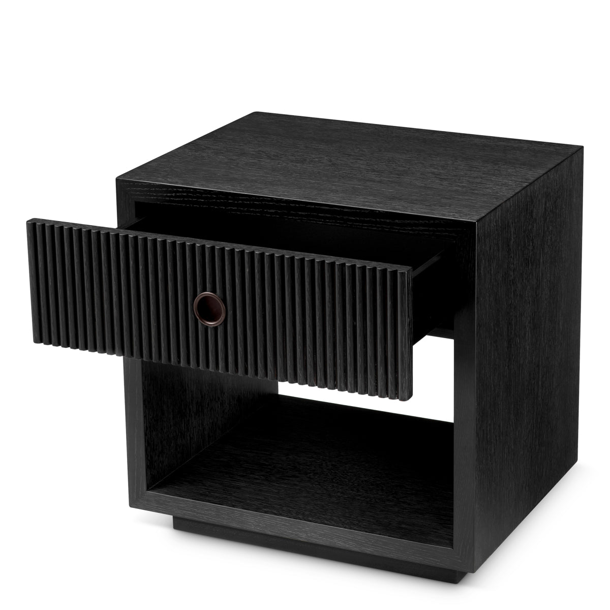 Ribbed Wood Nightstand Dimitrios | Eichholtzmh.com