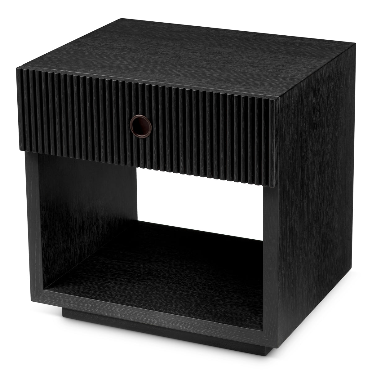 Ribbed Wood Nightstand Dimitrios | Eichholtzmh.com