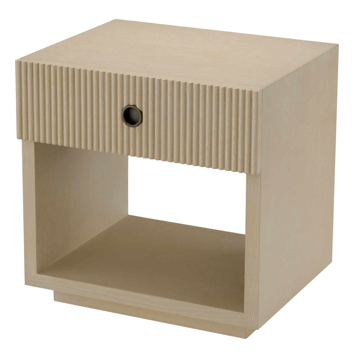 Ribbed Wood Nightstand Dimitrios | Eichholtzmh.com
