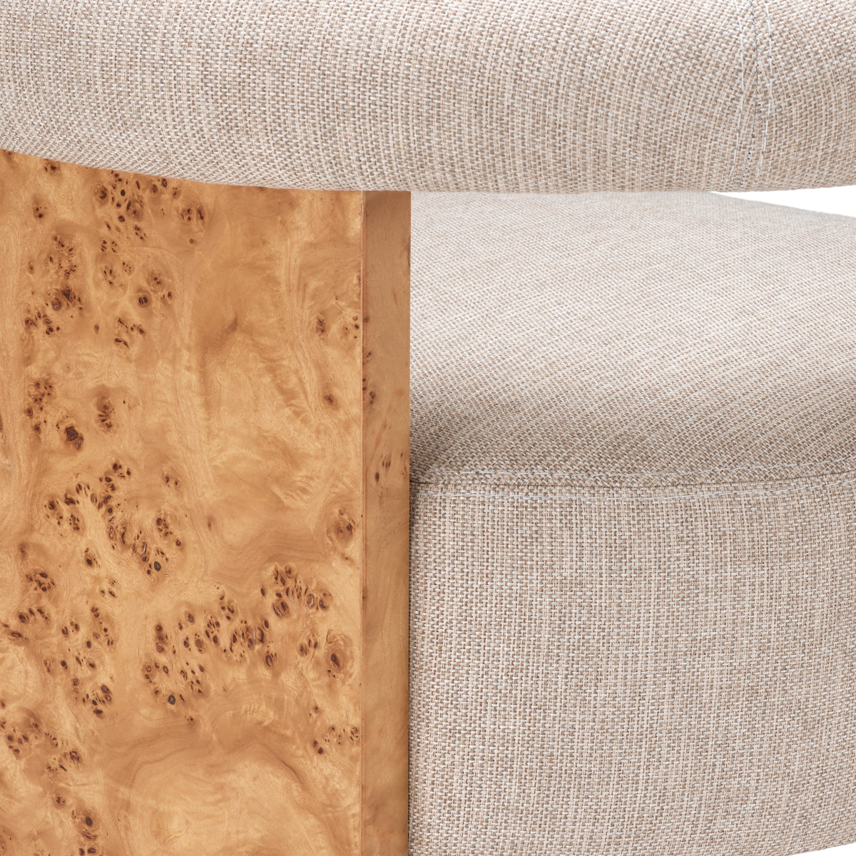 Light Brown Burl Dining Chair Percy | Eichholtzmh.com