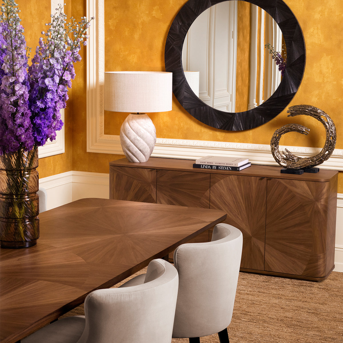 Round Straw Mirror Cassara | Eichholtzmh.com