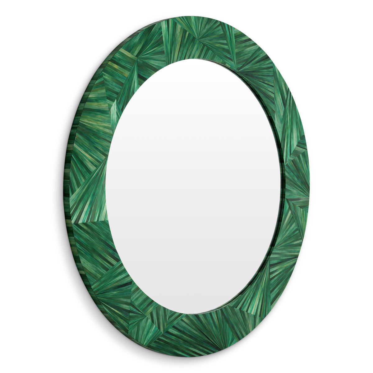 Round Straw Mirror Cassara | Eichholtzmh.com