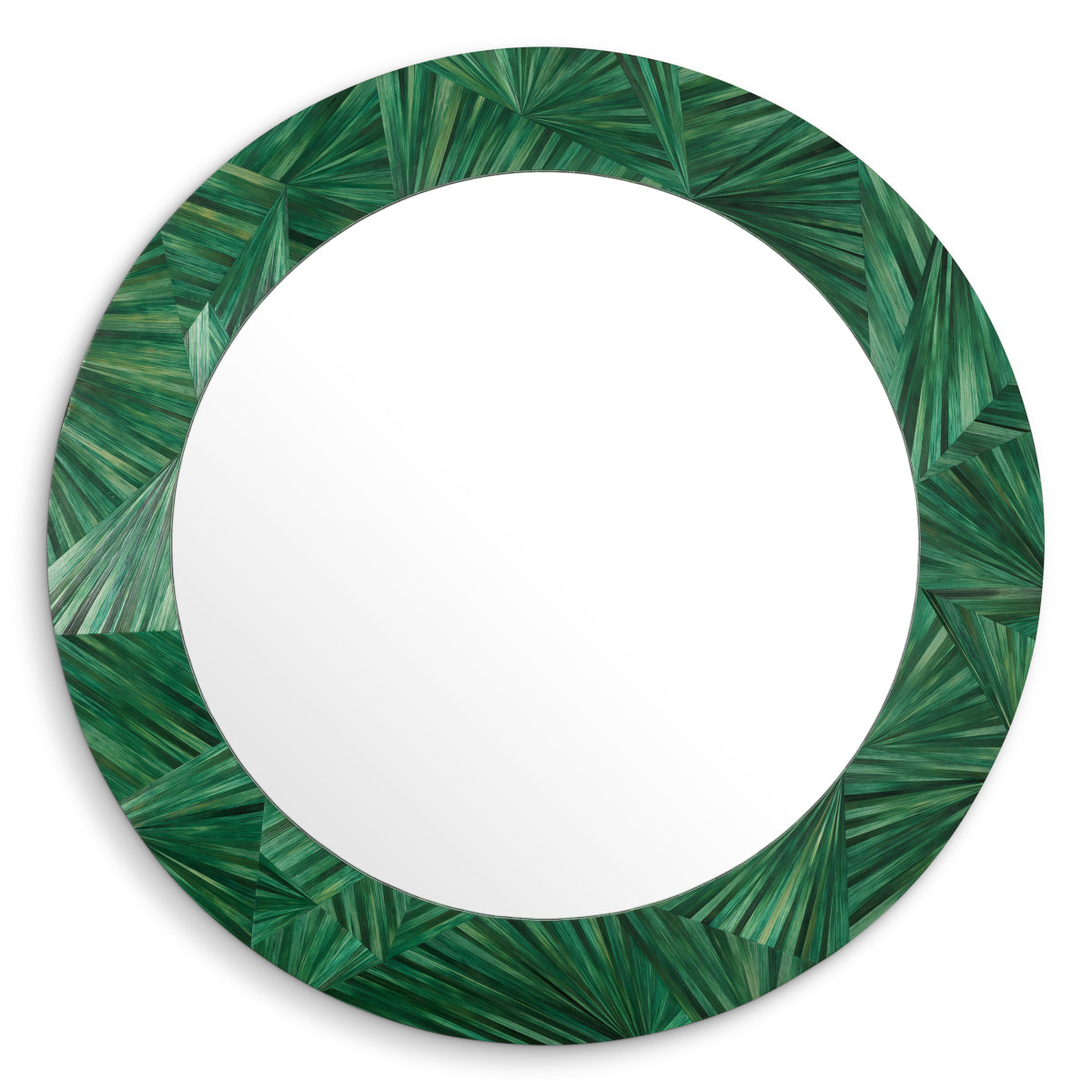 Round Straw Mirror Cassara | Eichholtzmh.com