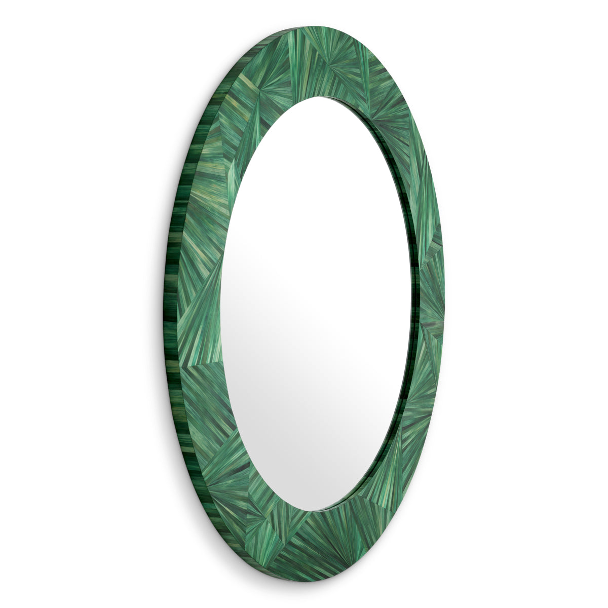 Round Straw Mirror Cassara | Eichholtzmh.com