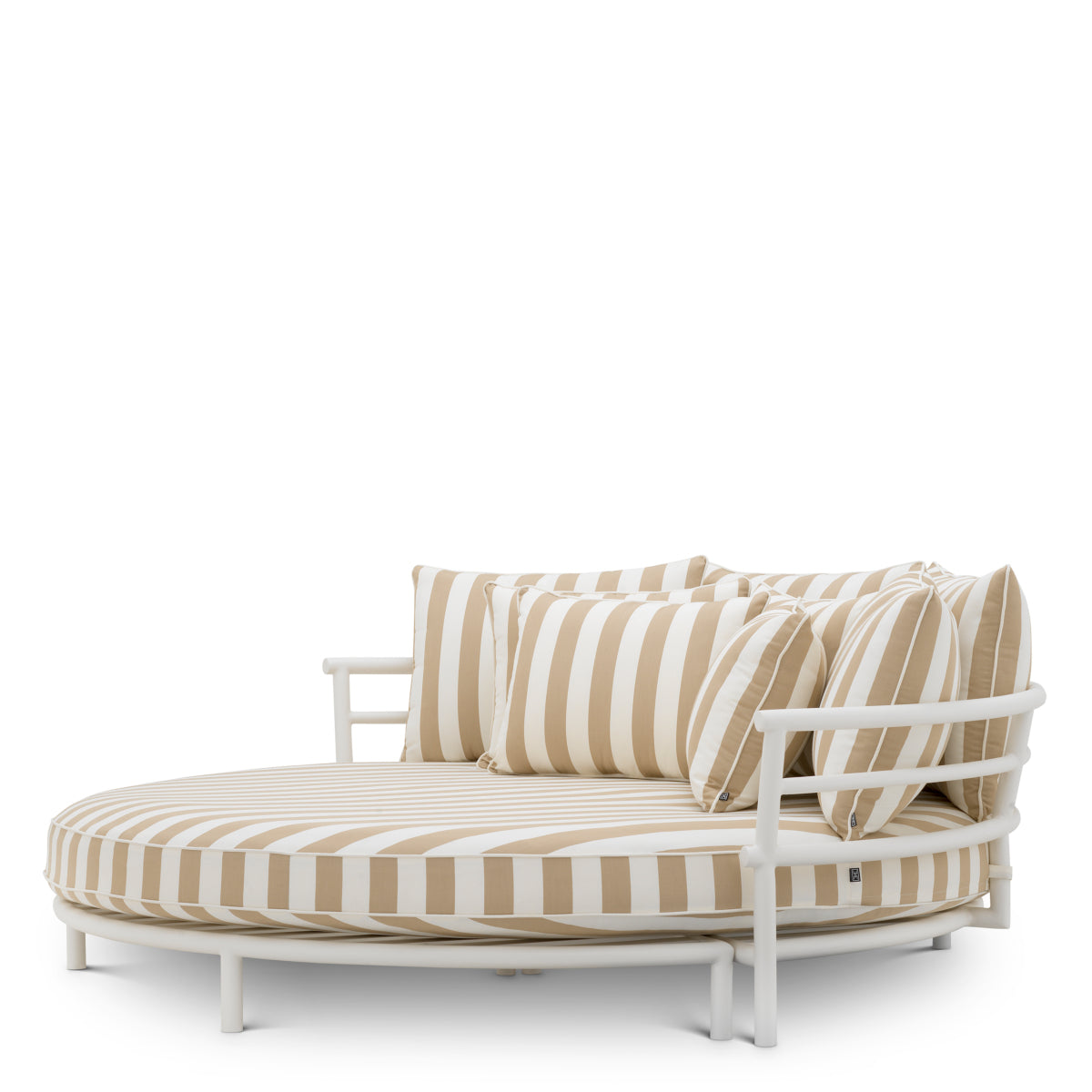 Matte White Outdoor Bed Laguno