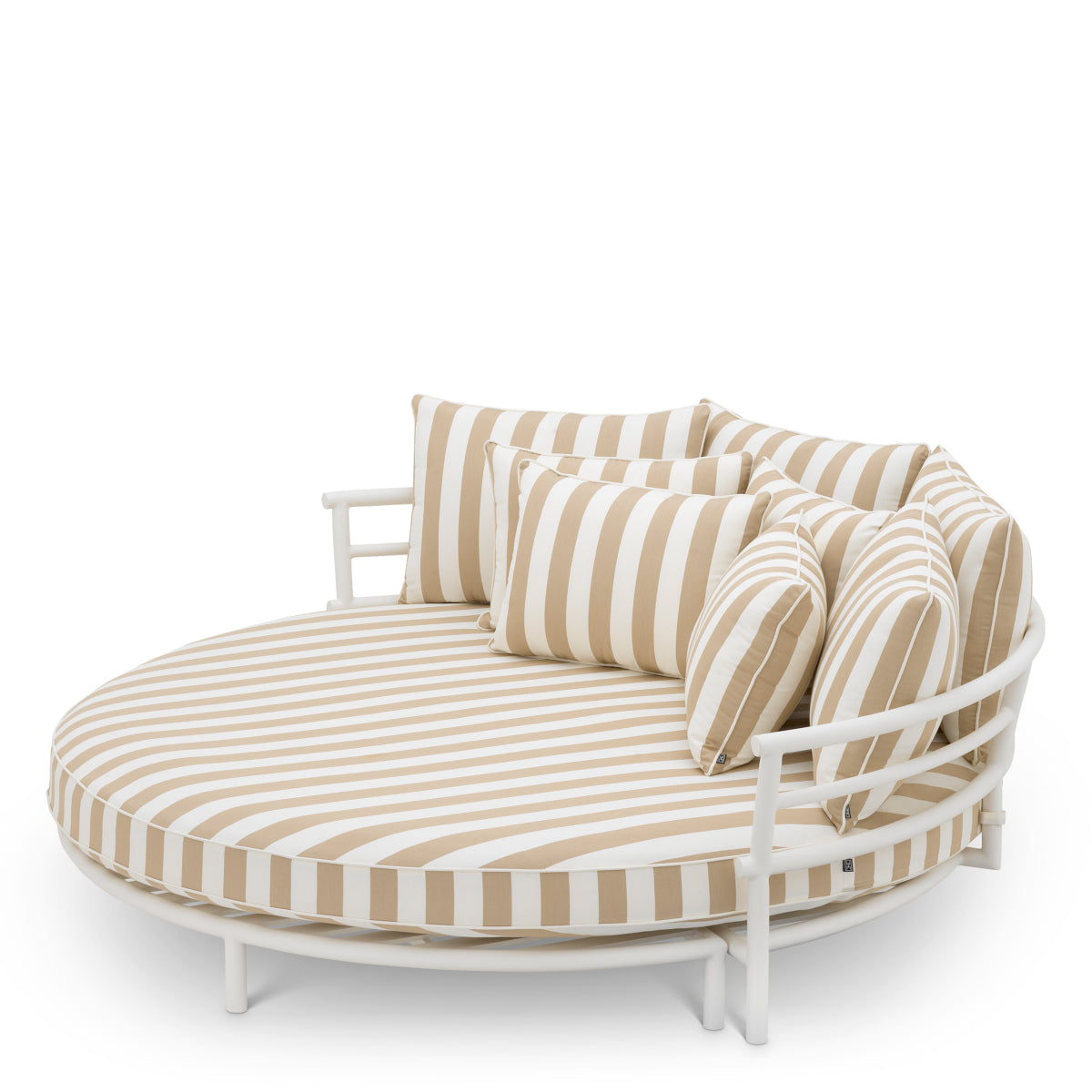 Matte White Outdoor Bed Laguno
