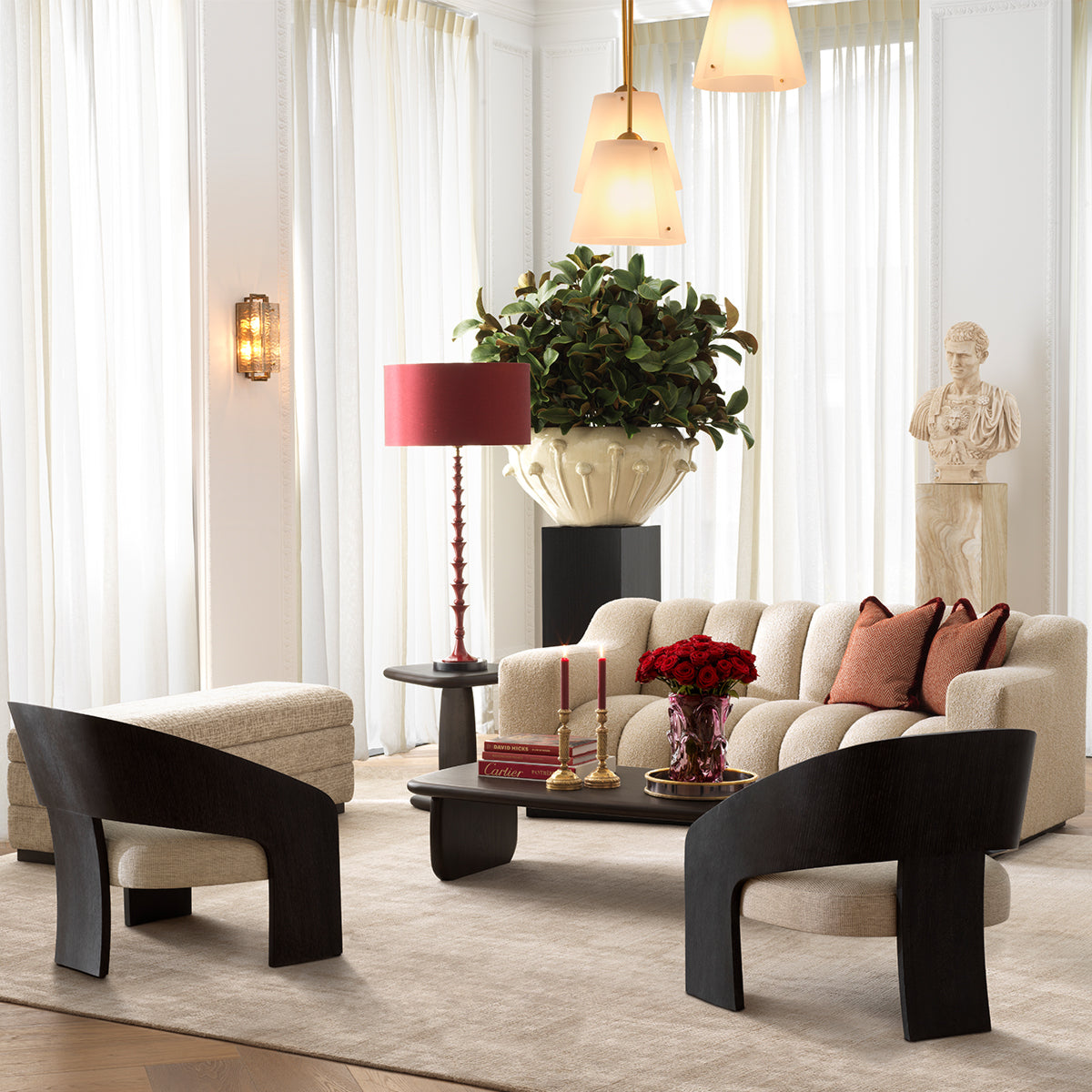 Mahogany Wood Coffee Table Windsor | Eichholtzmh.com