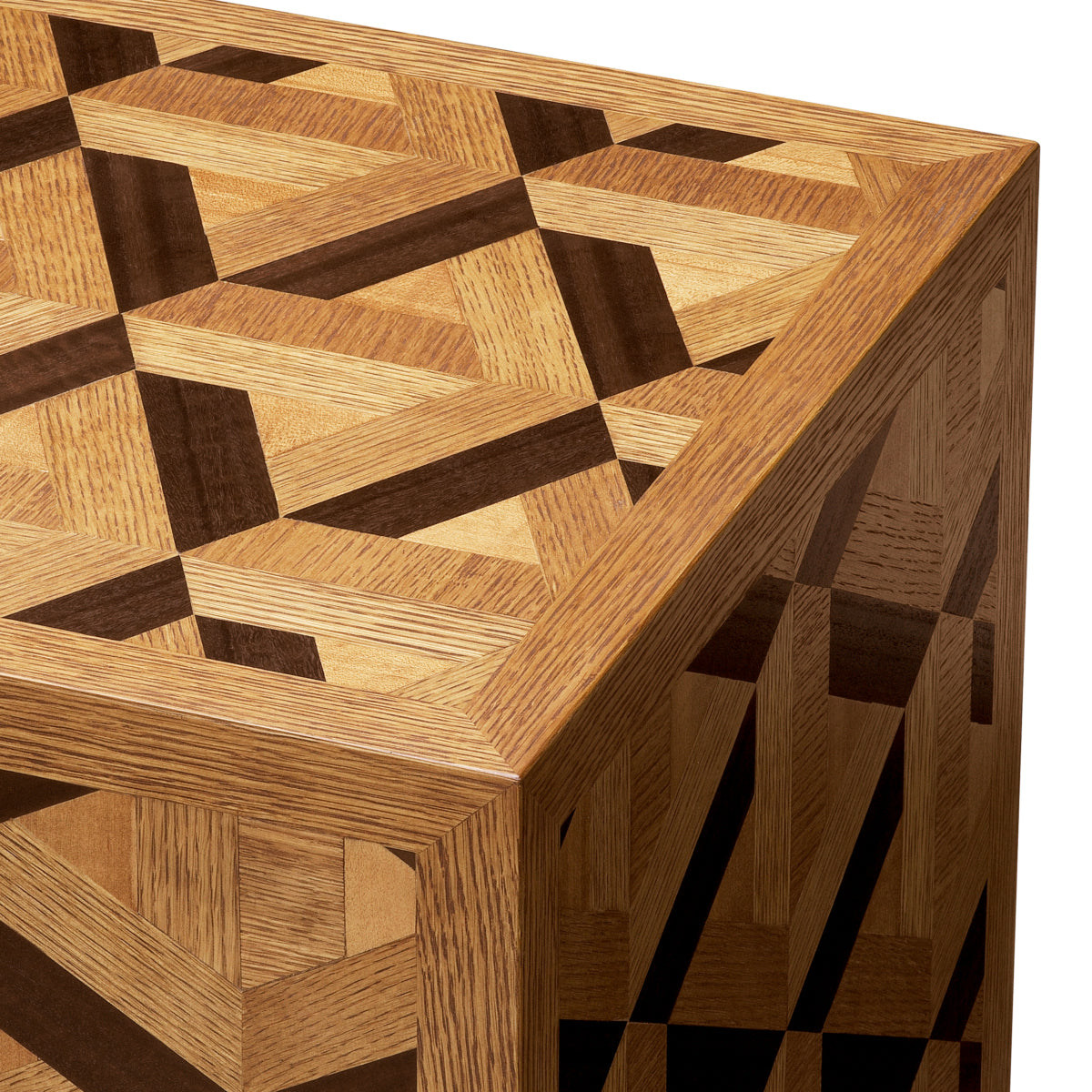 Oak Veneer Side Table Rubicon | Eichholtzmh.com