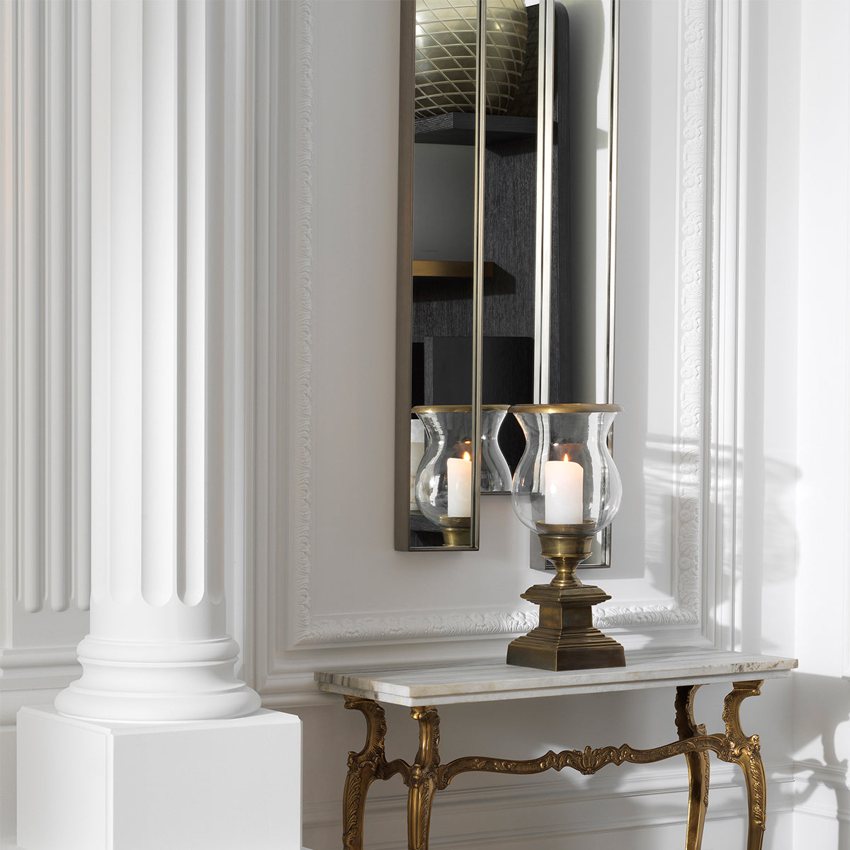 Brushed Steel Mirror Novella | Eichholtzmh.com