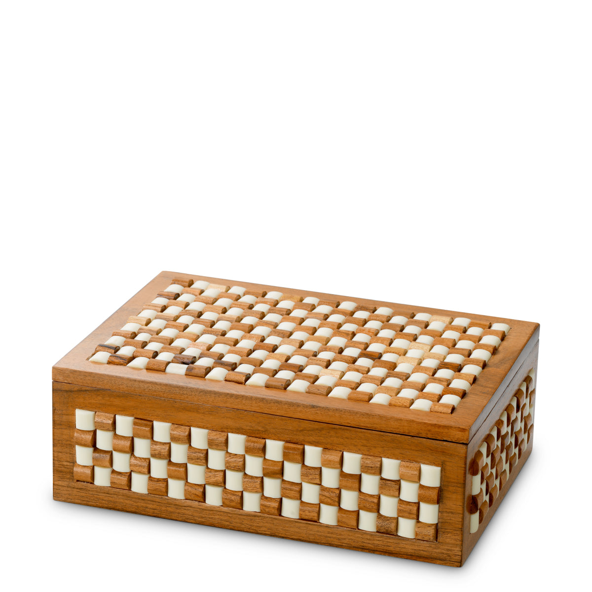 White Brown Wooden Box Cavendish | Eichholtzmh.com