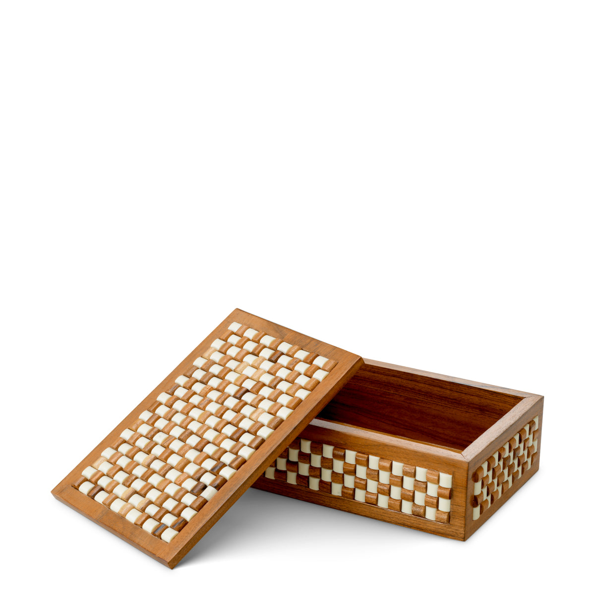 White Brown Wooden Box Cavendish | Eichholtzmh.com