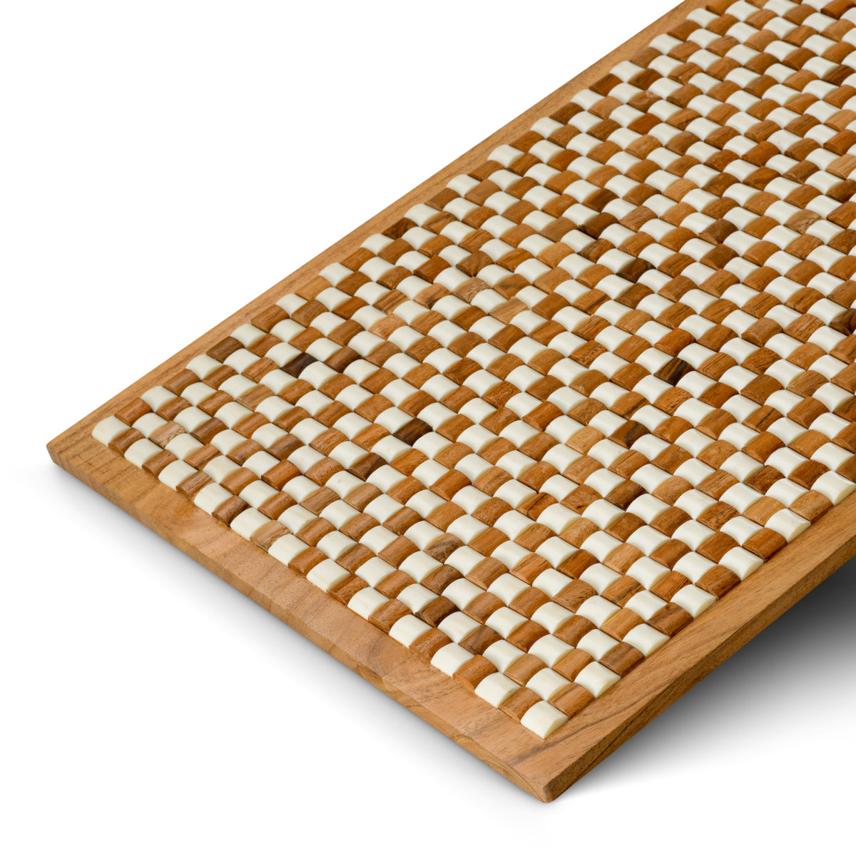 White Brown Wooden Box L Cavendish