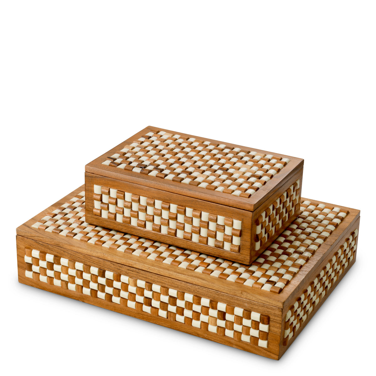White Brown Wooden Box Cavendish | Eichholtzmh.com