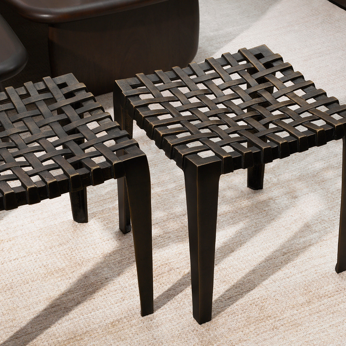Antique Bronze Stool Blackwell  | Eichholtzmh.com