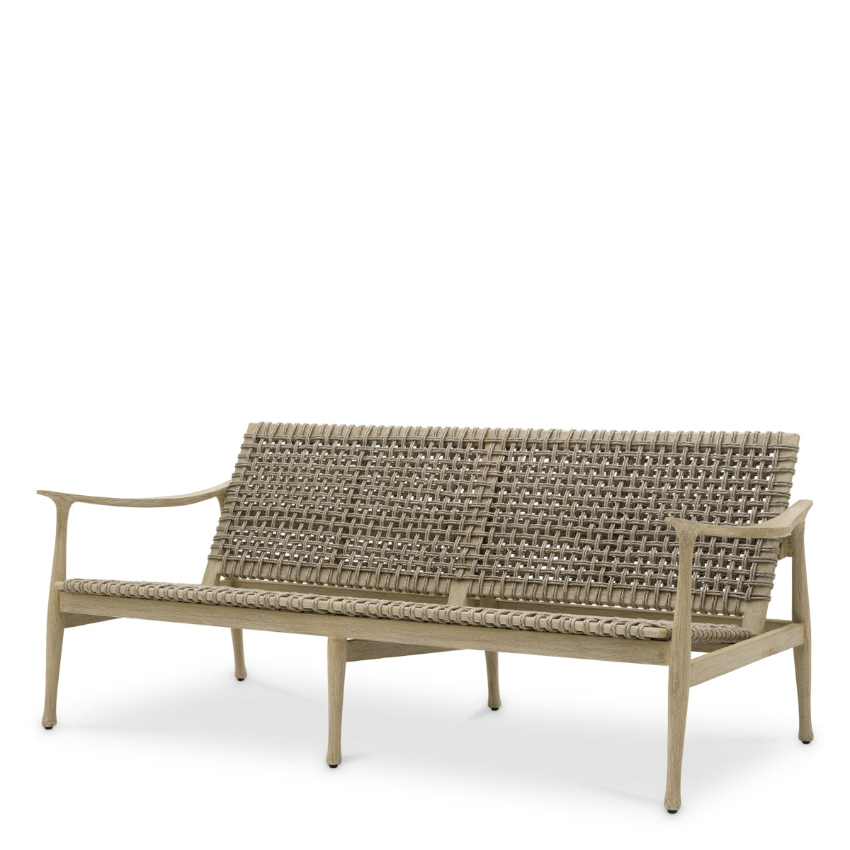 Aged Teak Outdoor Sofa Manzo | Eichholtzmh.com