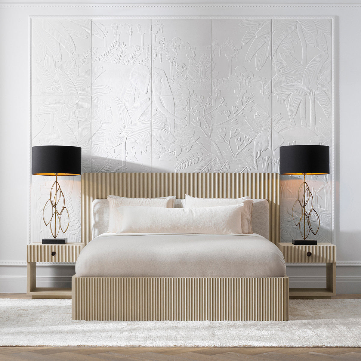 Washed Oak Bed Frame Dimitrios | Eichholtzmh.com