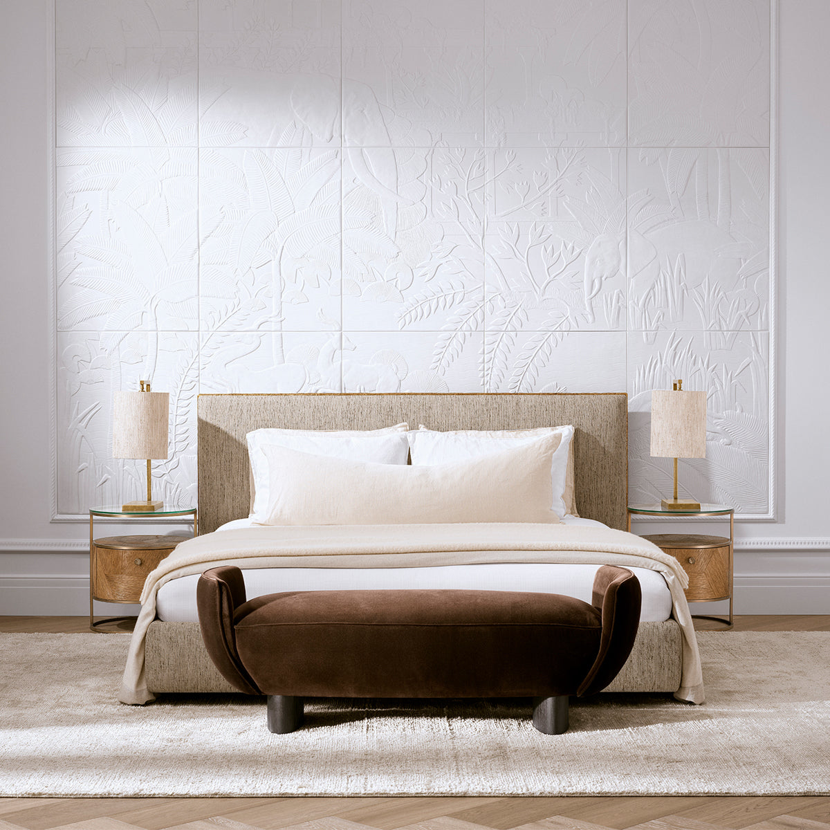 Beige Bed Frame Ashford | Eichholtzmh.com