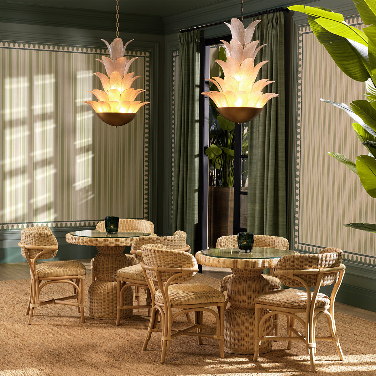 Natural Rattan Dining Table Tiago