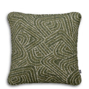 Green Geometric Pattern Cushion Camari | Eichholtzmh.com
