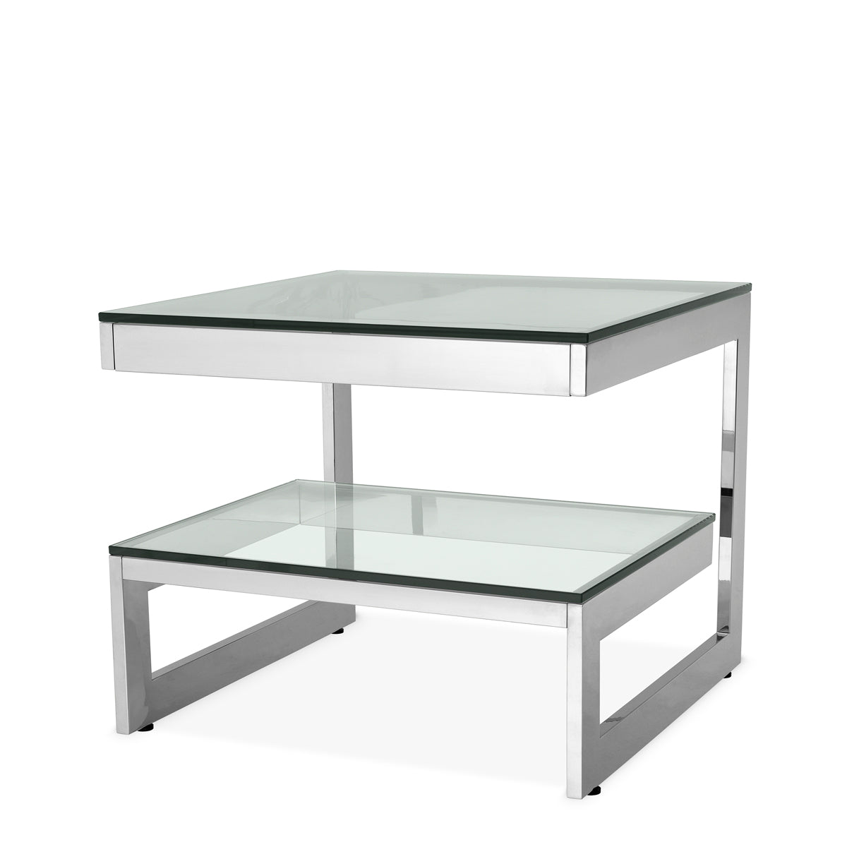 Side Table Gamma polished stainless steel