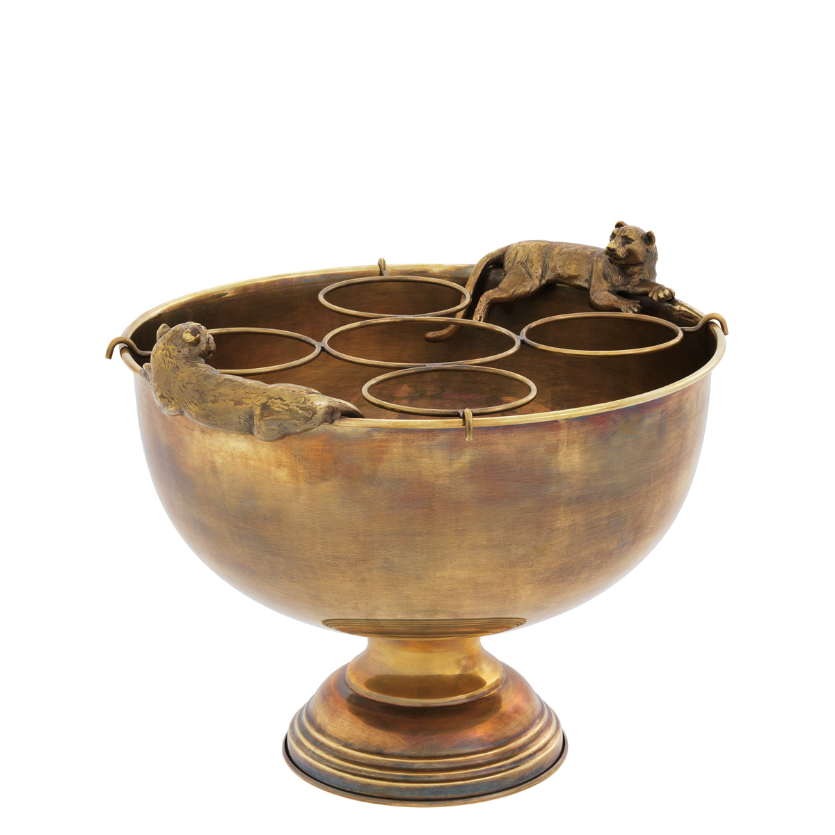 Champagne Cooler Jordan vintage brass finish