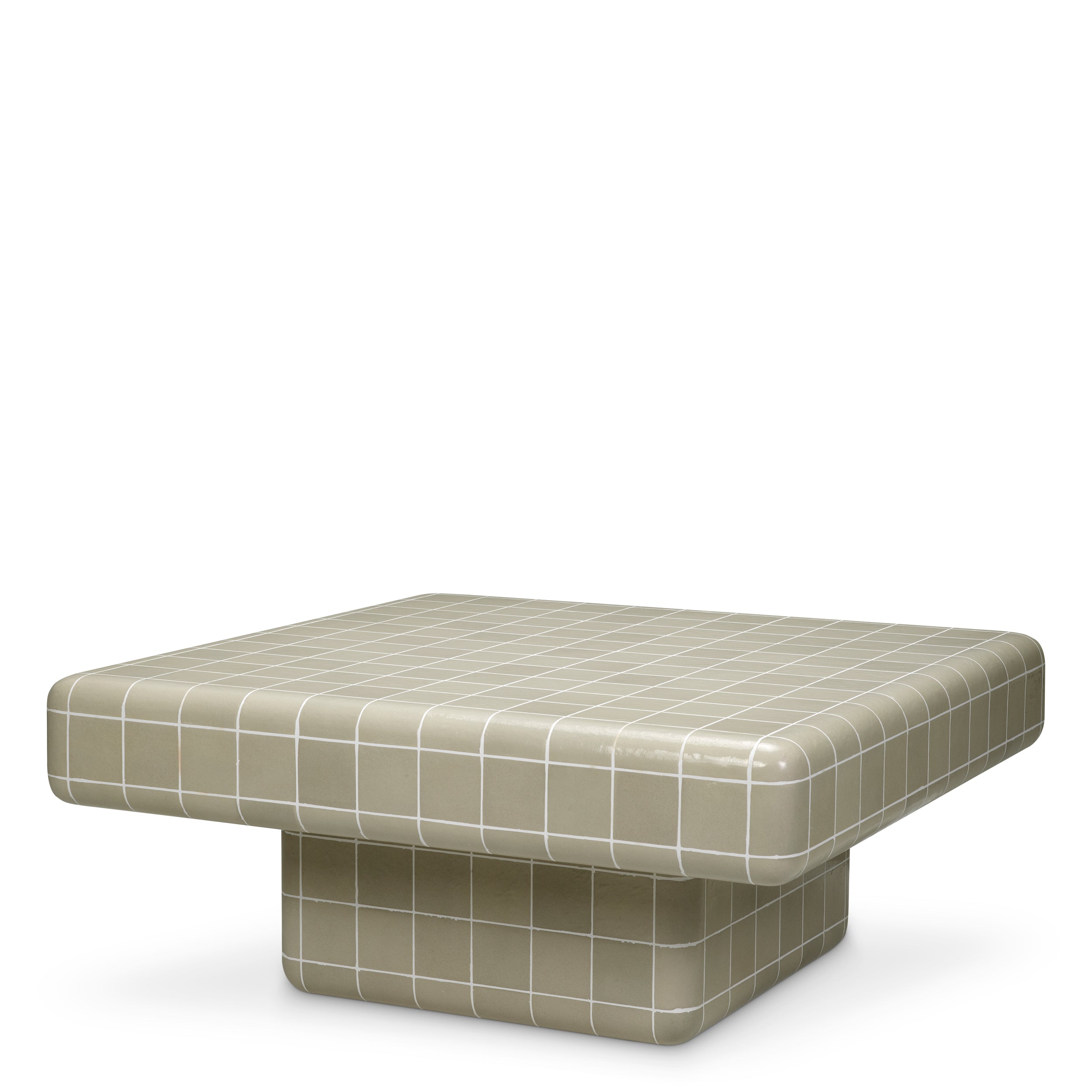 Outdoor Coffee Table Mateo light grey