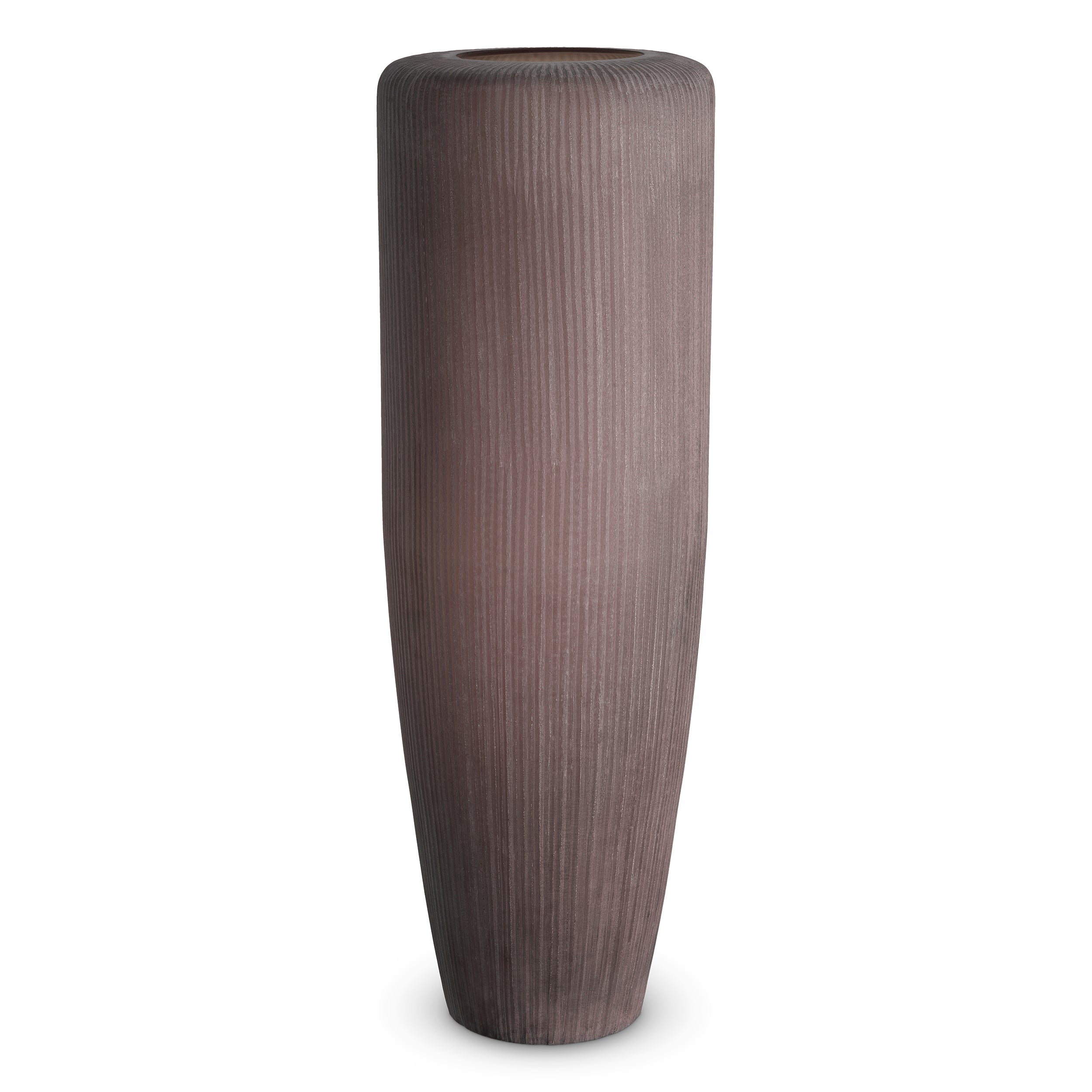 Vase Isandro XL stone finish glass