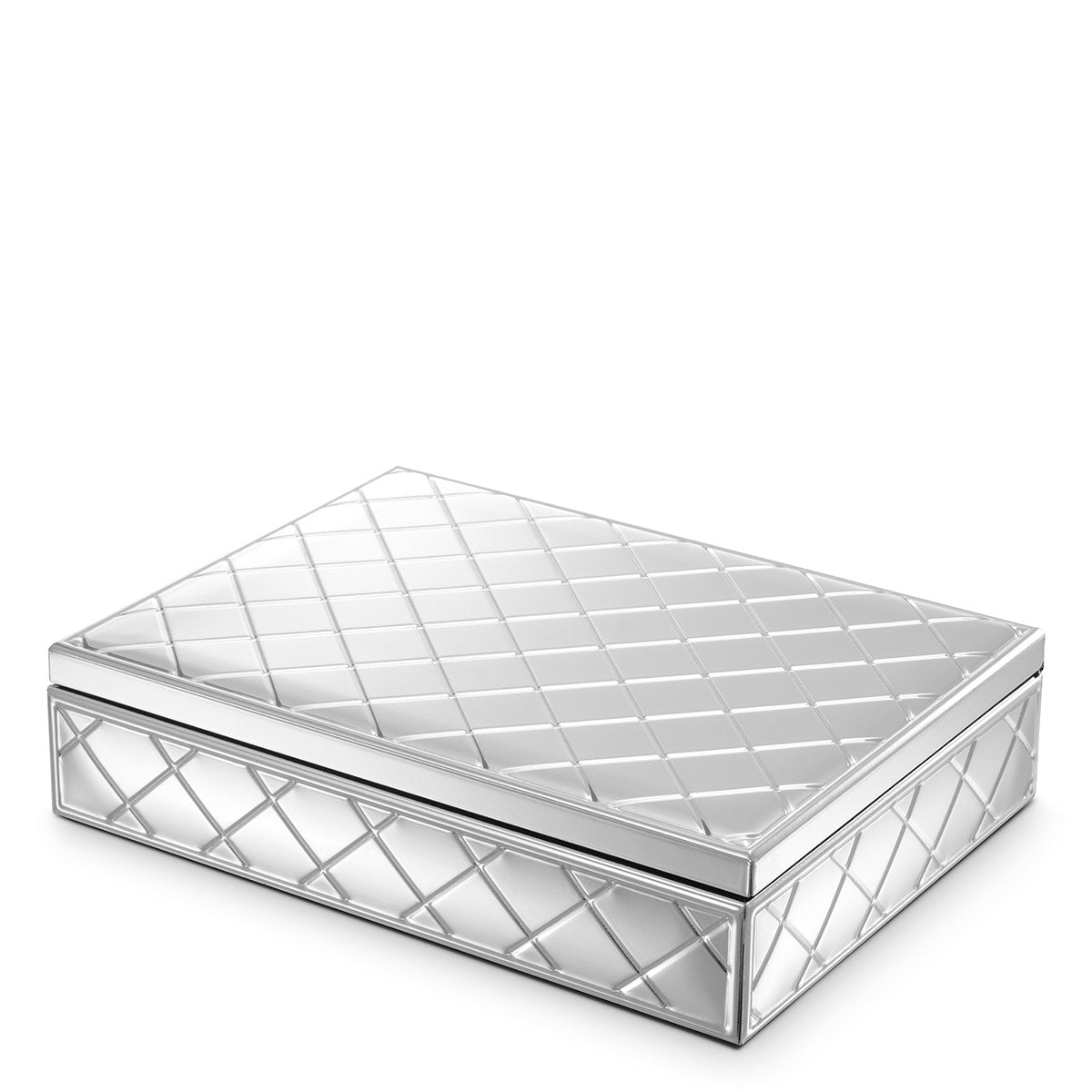 Box Cordo silver finish