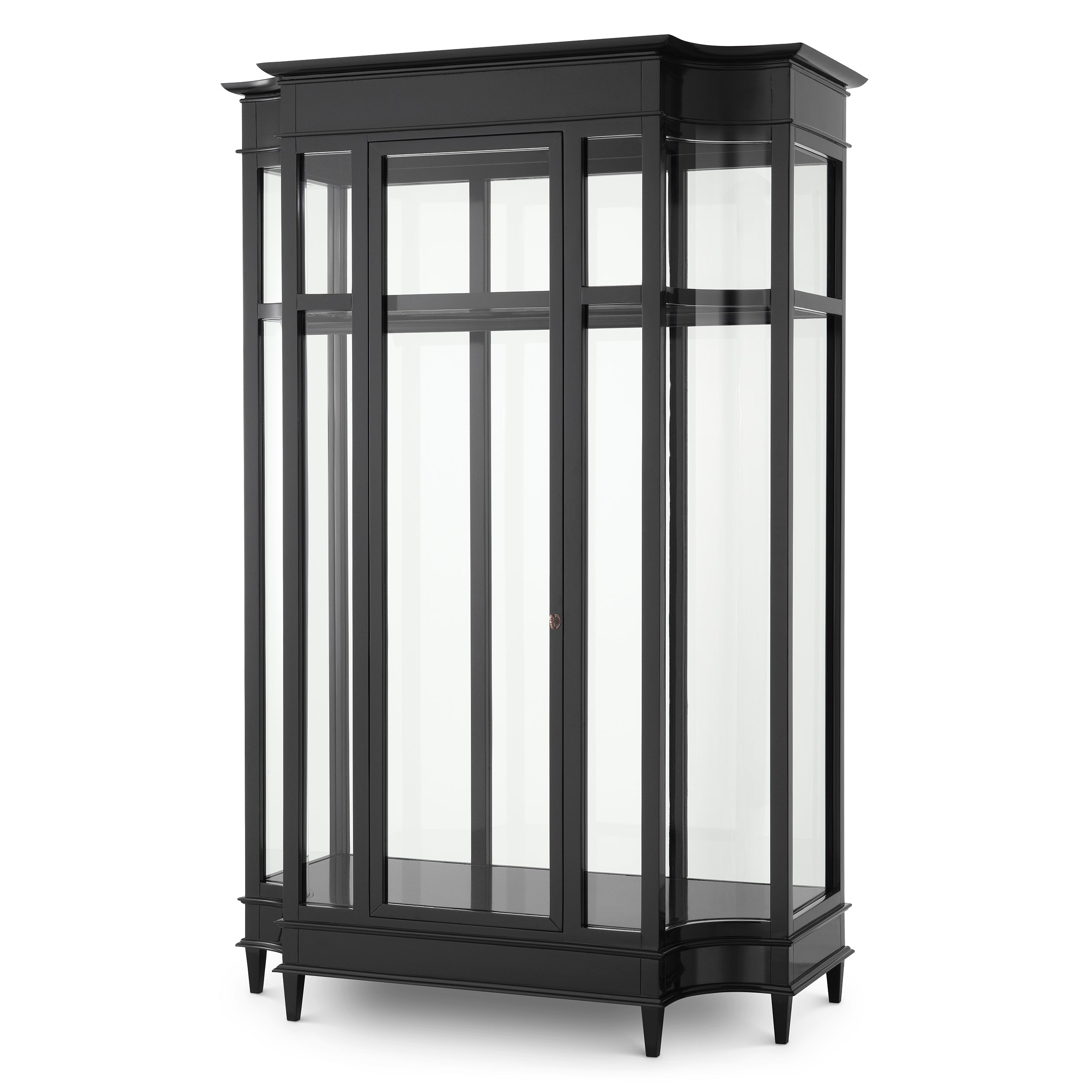 Cabinet Gala waxed black finish