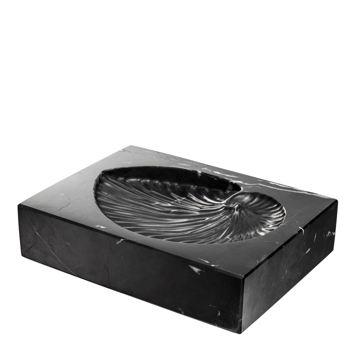 Object Conchiglia black marble