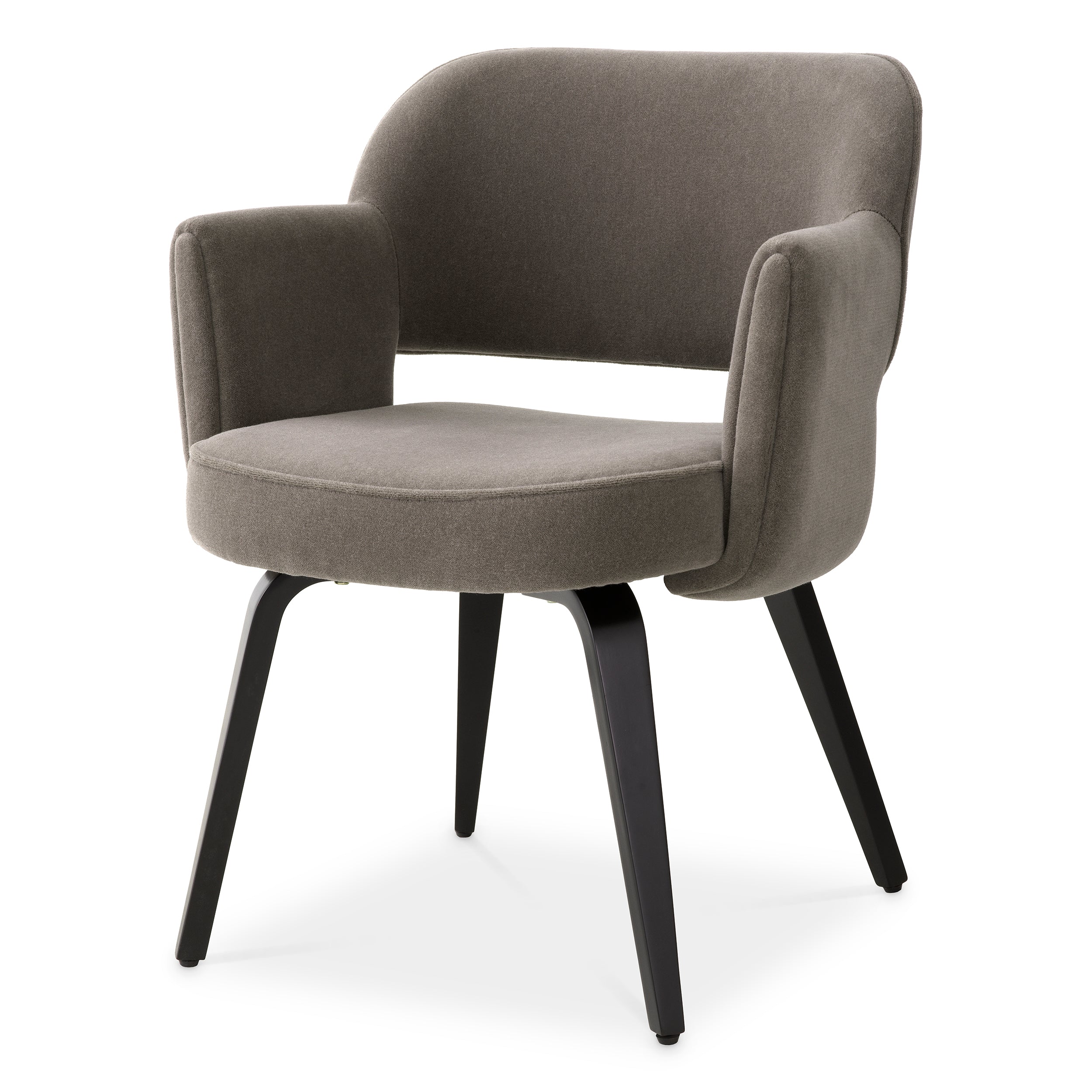 Dining chair Park Johnston Mohair brown