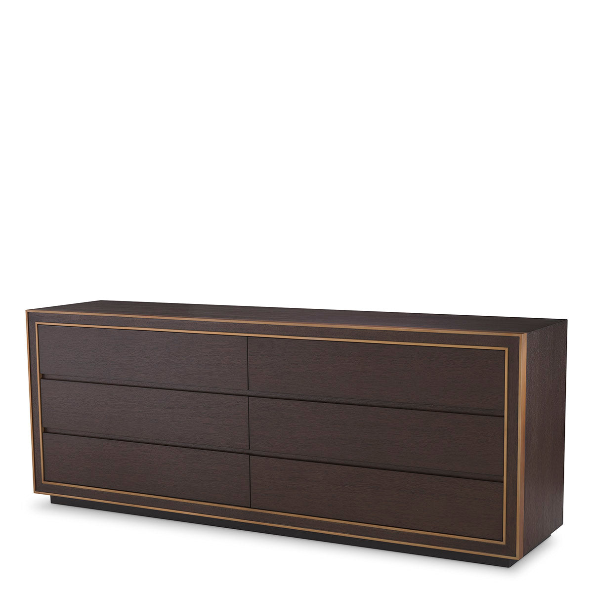 Drawer Dresser Camelot L brown oak veneer