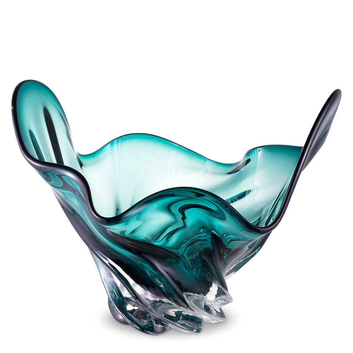 Bowl Ace green glass