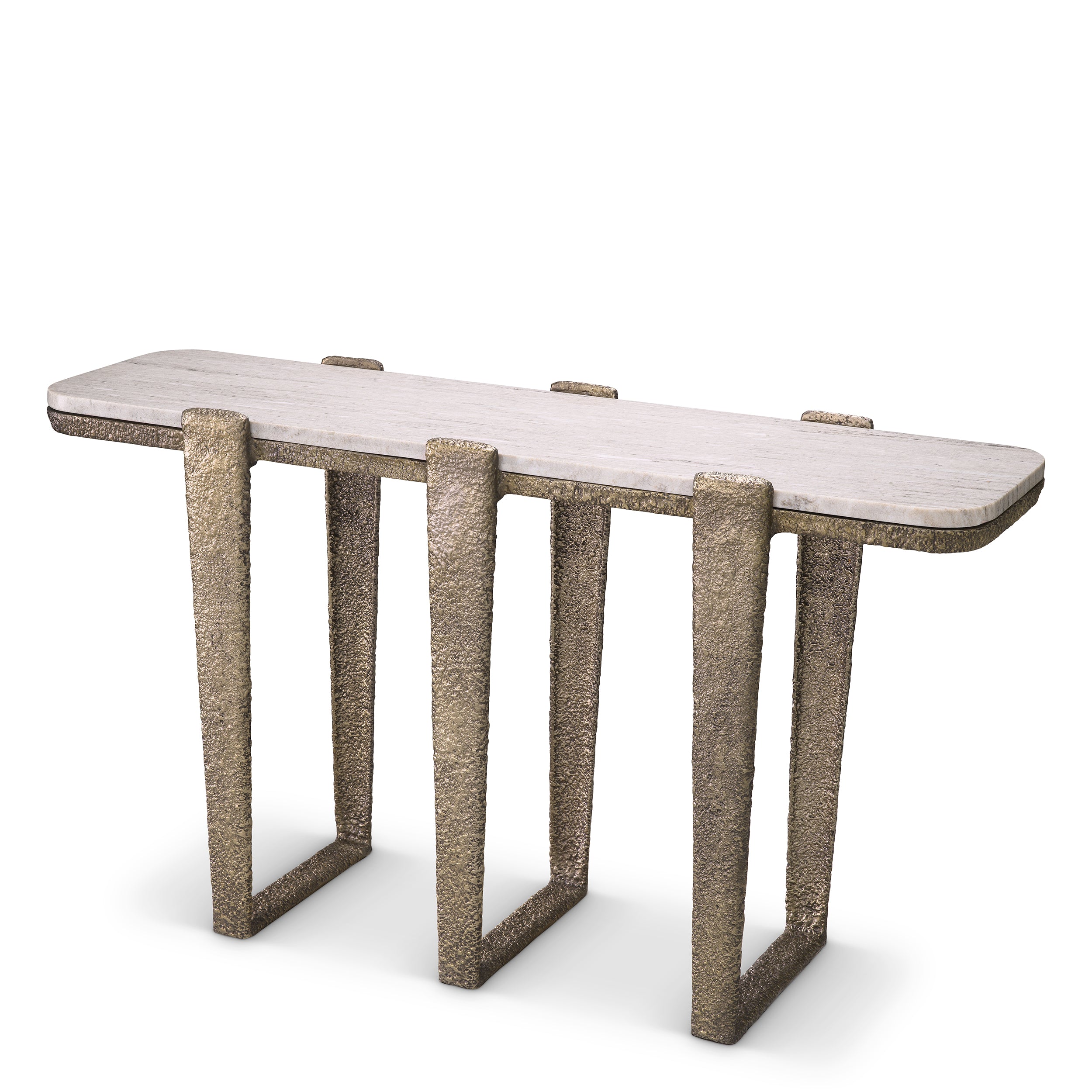 Console Table Orinda antique brass finish